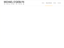 Tablet Screenshot of michaelogieblyn.com